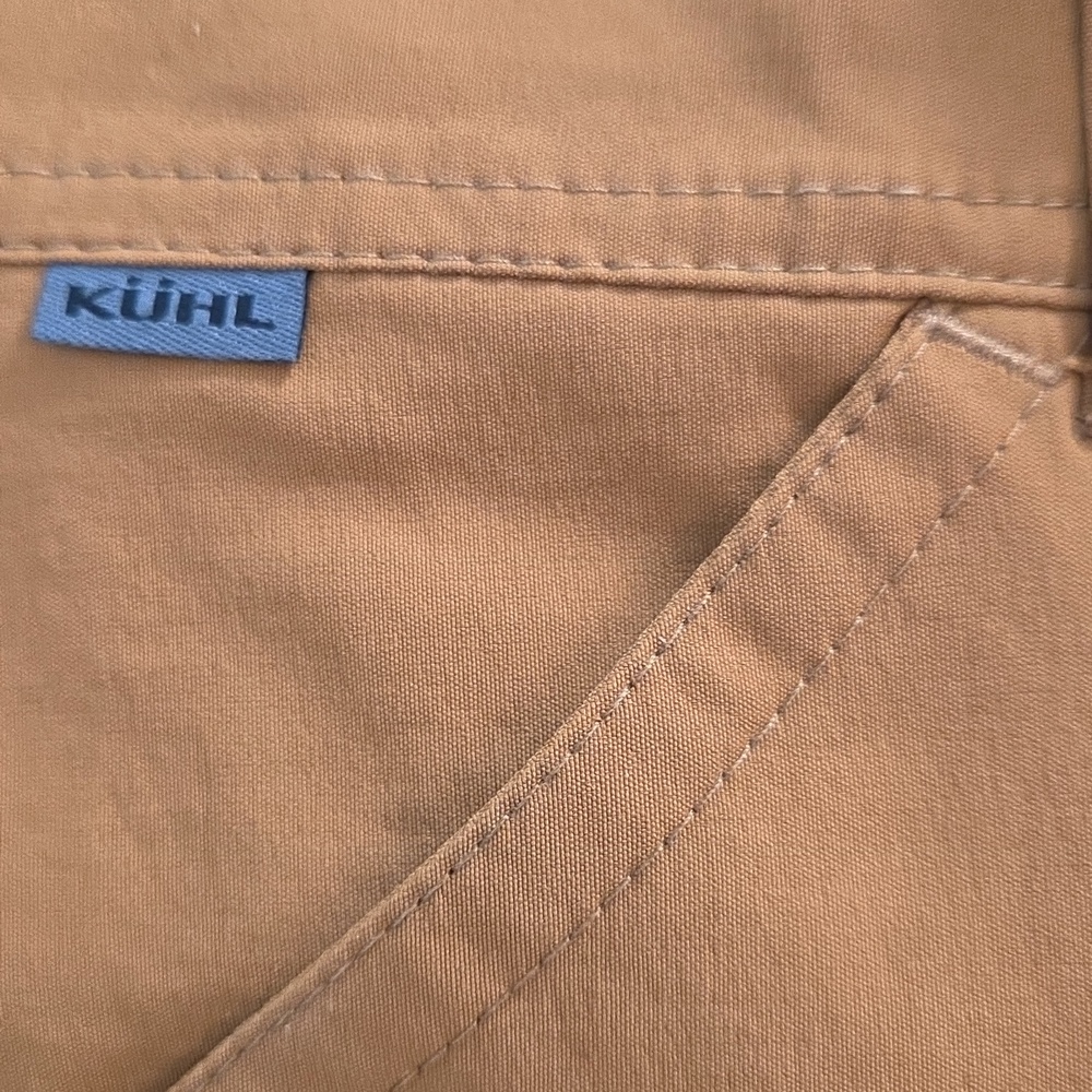 Kuhl Renegade 12" Teak Brown Shorts Size 35 - Picture 8 of 8